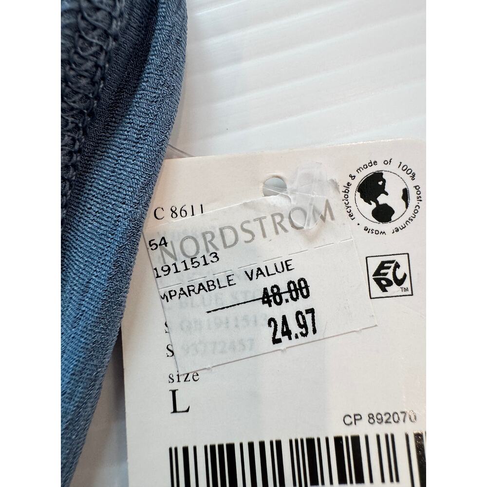 Free People Movement Sport Mode Muscle Tank Large Blue NWT Athleisure Oversized - Picture 14 of 16